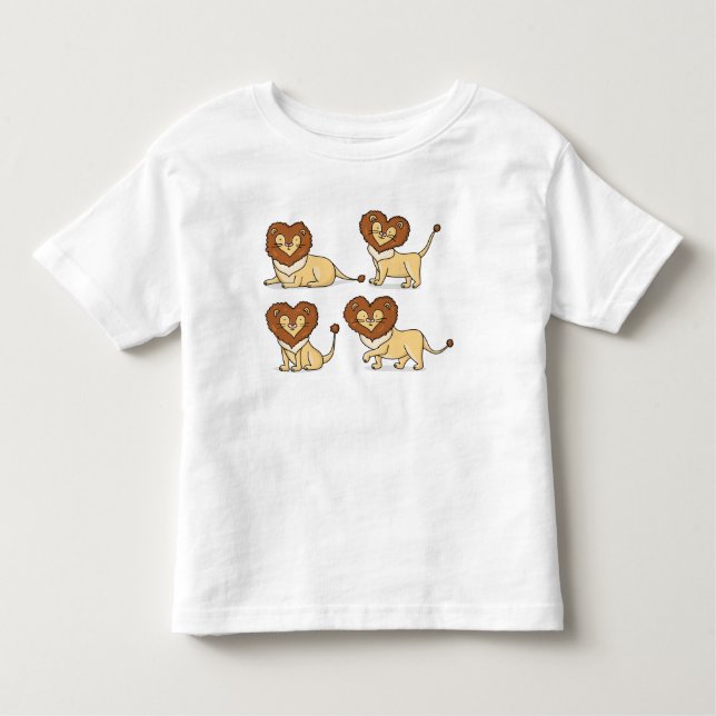 lejont, djur, rovdjur t shirt (Framsida)