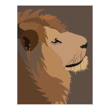 Lejont djurliv Kung vid jungeln