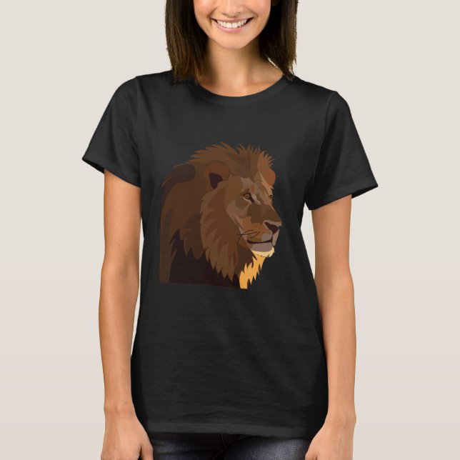 Lejont djurliv Lejont T Shirt (Framsida)