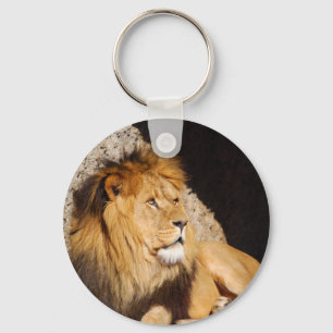 Lejont foto Keychain Nyckelring