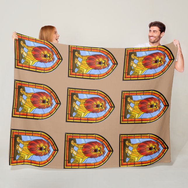 Lejont glasskikt fleecefilt (På plats)