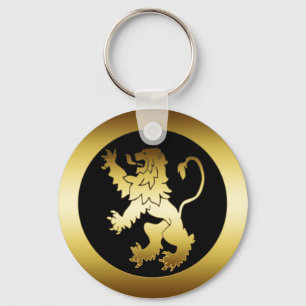 LEJONT GULD NYCKELRING