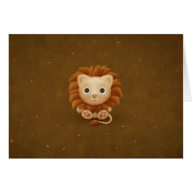 Lejont Hälsningskort (Framsidan Horizontal)