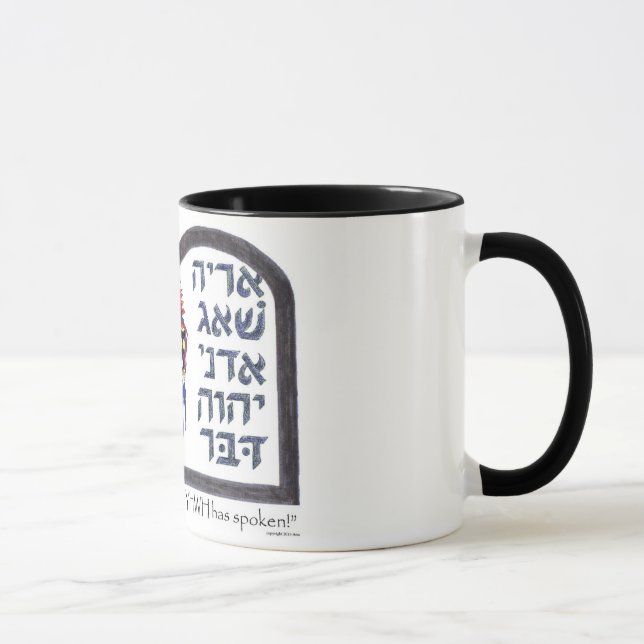 Lejont har vrålat mugg (Höger)