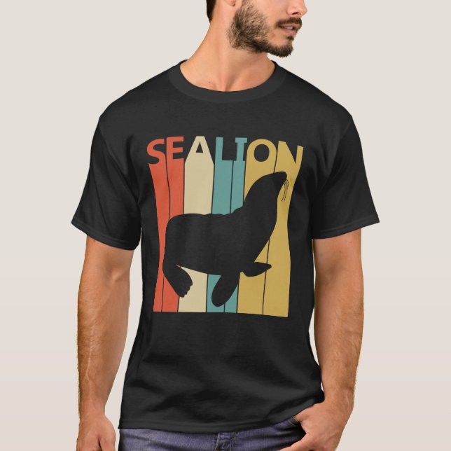 Lejont havsområde lejon t shirt (Framsida)