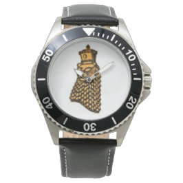 Lejont huvud armbandsur