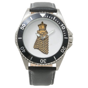 Lejont huvud armbandsur