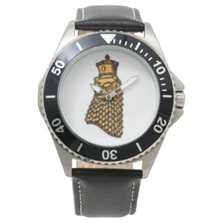 Lejont huvud armbandsur