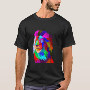 Lejont huvud Djurhuvud i Vilda djur Nattdjur Djurh T Shirt