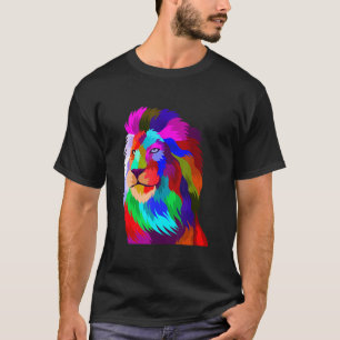 Lejont huvud Djurhuvud i Vilda djur Nattdjur Djurh T Shirt