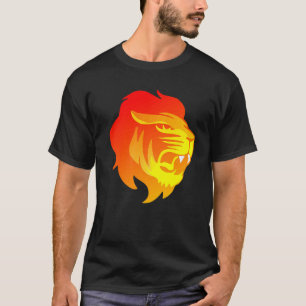 Lejont huvud för Coola T Shirt