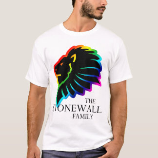 Lejont huvud med textutslagsplatsen t-shirt