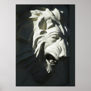 Lejont huvud poster