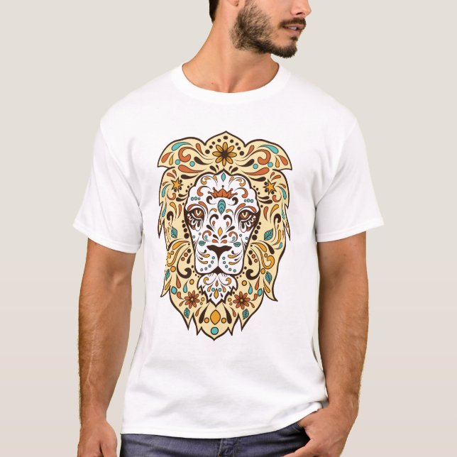 Lejont huvud t shirt (Framsida)