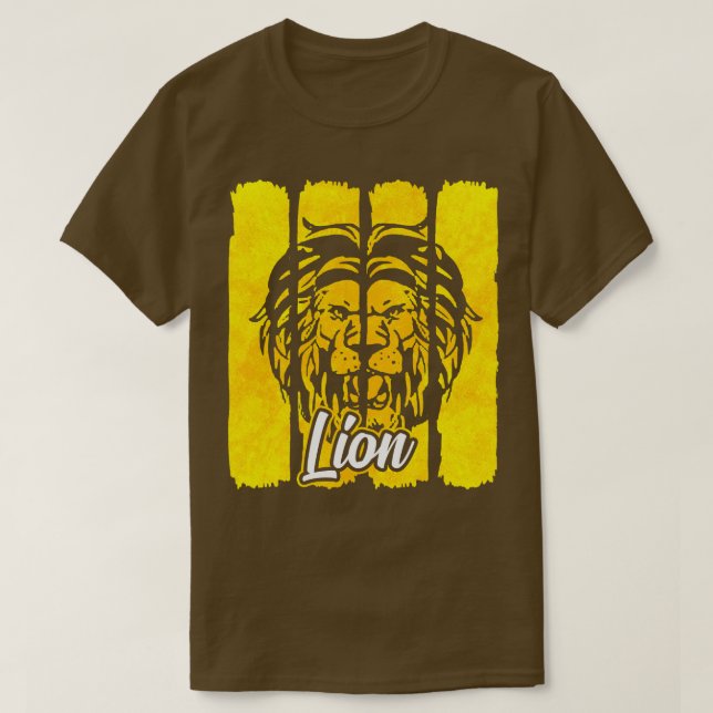 Lejont huvud t shirt (Design framsida)