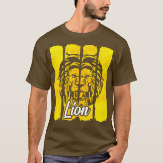 Lejont huvud t shirt