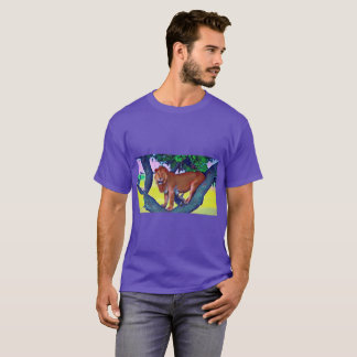 Lejont i träd t shirt