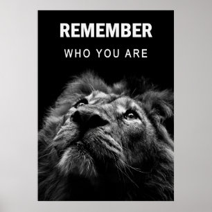 Lejont kom ihåg vem du är poster
