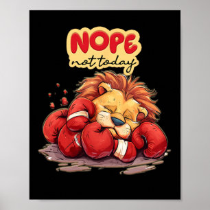 Lejont Ljugande ej i dag Poster
