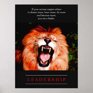 Lejont Motivativt ledarskap Poster