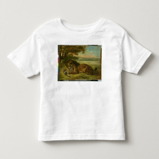 Lejont och alligator, 1863 tee shirt (Framsida)