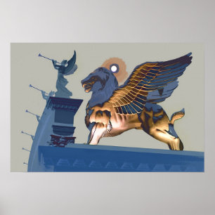 Lejont och änglar poster