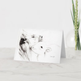 Lejont och lamben kort