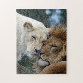 Lejont och Lioness Pussel