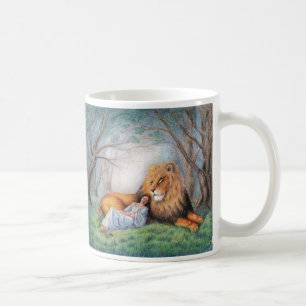 Lejont och mig kaffemugg