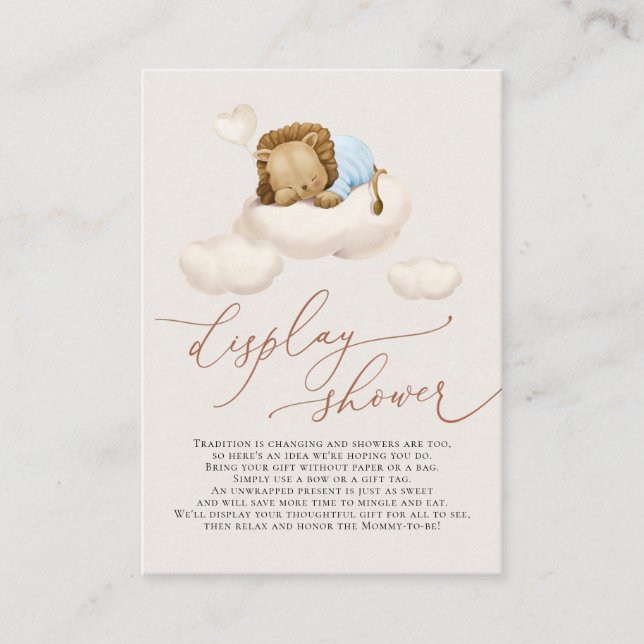 Lejont på Visning-minneskort för molnskammare Tilläggskort (Framsida)