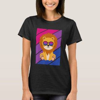 Lejont Pride Bisexual Flagga LGBTQ Proud Ally Prid T Shirt