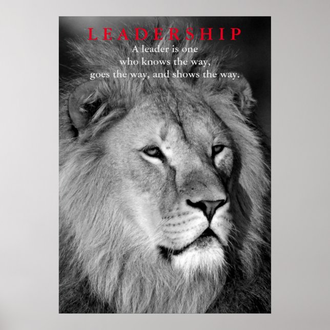 Lejont Pride för Motiv Ledarskap Poster (Framsidan)