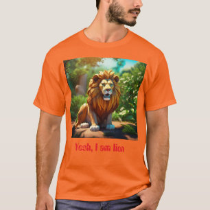 Lejont: Rullande T-Shirt-design T Shirt