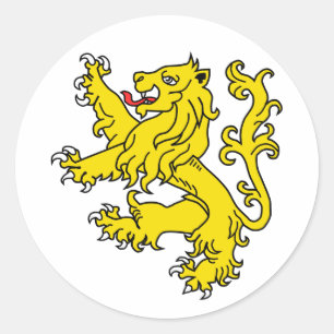 Lejont Runt Klistermärke