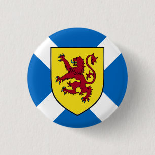 Lejont Skottland emblem - som är argt & Knapp