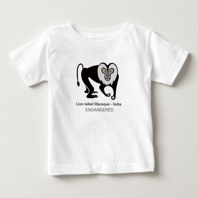 Lejont skräddarsydd MASKIN- Djurgrafik T Shirt (Framsida)