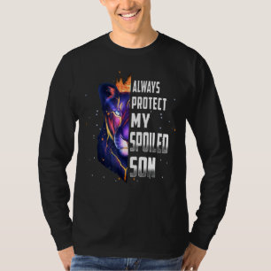 Lejont skydda alltid min förstörda son Mors dag T Shirt
