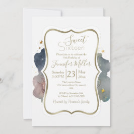 Lejont slamrande av Cute kung vid Måne Inbjudningar