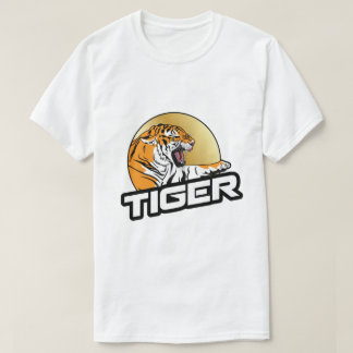 Lejont svindel- djur för tiger tee shirt