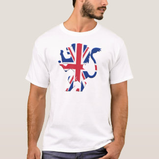 Lejont våldsamt för facklig jack t-shirt