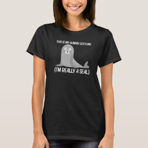 Lejont zoo-djur för För manar tätningsmusslor T Shirt