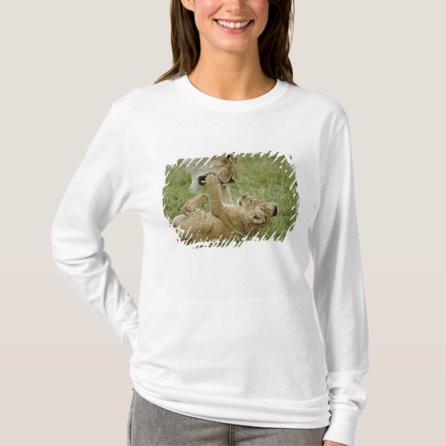 Lejonunge leker t-shirt (Framsida)