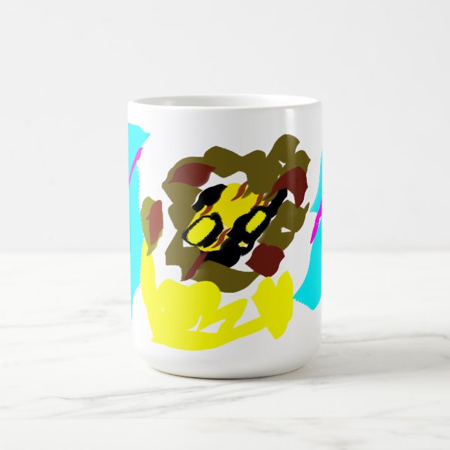 Lejonvågkonst Kaffemugg (Center)
