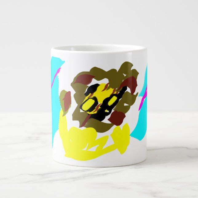 Lejonvågs konst jumbo mugg (Framsidan)