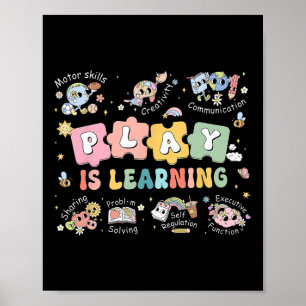 Lek är lärande lärare elev första dagen tillbaka t poster