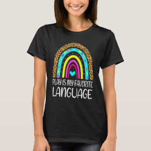 Lek är min favoritaktivitet Cool Yrkesmässig T Shirt