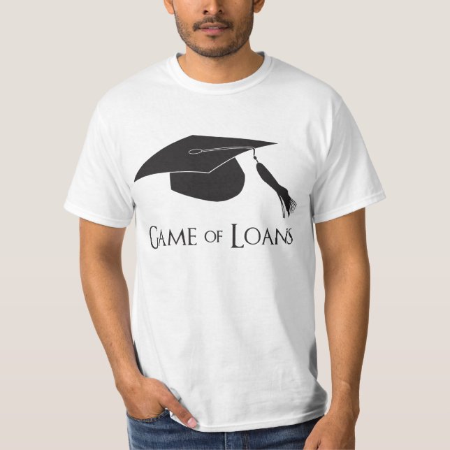Lek av högskolastudentenlån t shirt (Framsida)