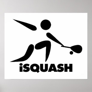 Lek av squashiSquashlogotypen Poster