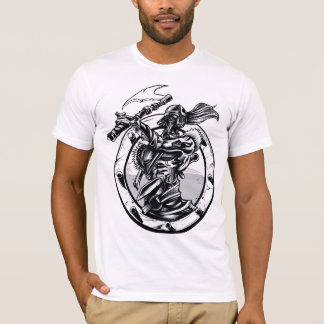 Lek av T-tröja för biskopsstolvitfotgängare T-shirt
