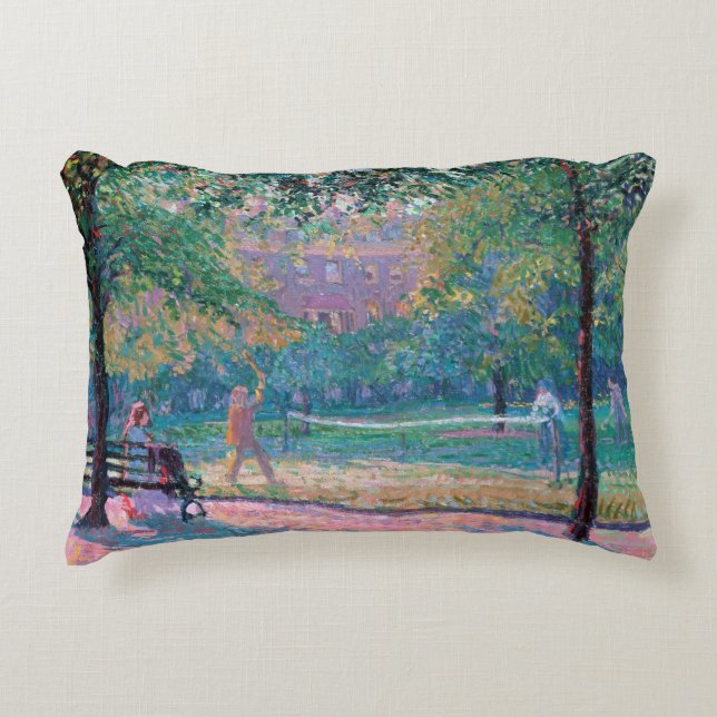 Lek av tennis prydnadskudde (Framsidan)